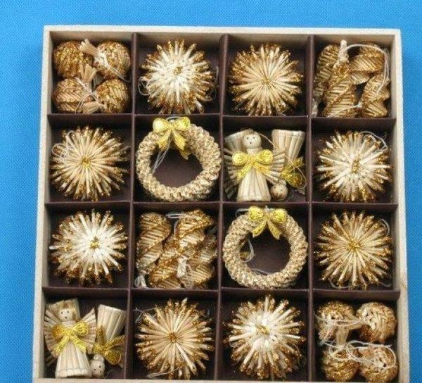 

christmas tree ornaments set wheat straw woven festival decoration christmas decorations for sale online christmas jllsql trustbde