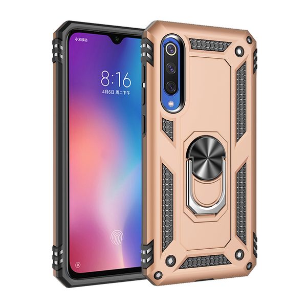 

aomor hybrid phone case for redmi note7 7a note8 8 8a k20 note 8t k30 for xiaomi play 9 se cc cc9pro tpu pc with kickstand back cover