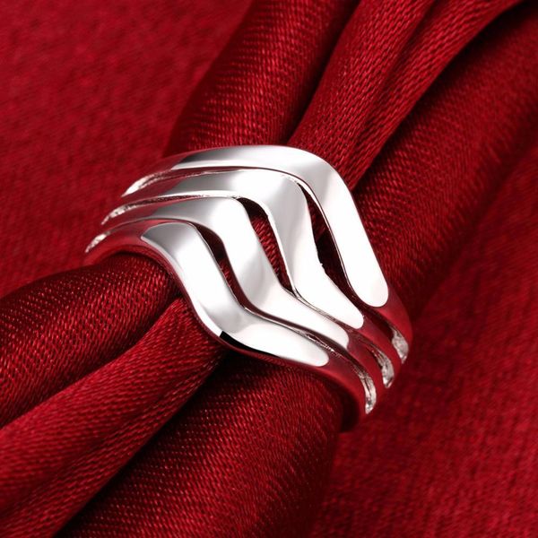 

christmas gift for women girl silver color ring lovely wedding gift silver color ring cute fashion classic jewelry size 8 r123 h bbyjok