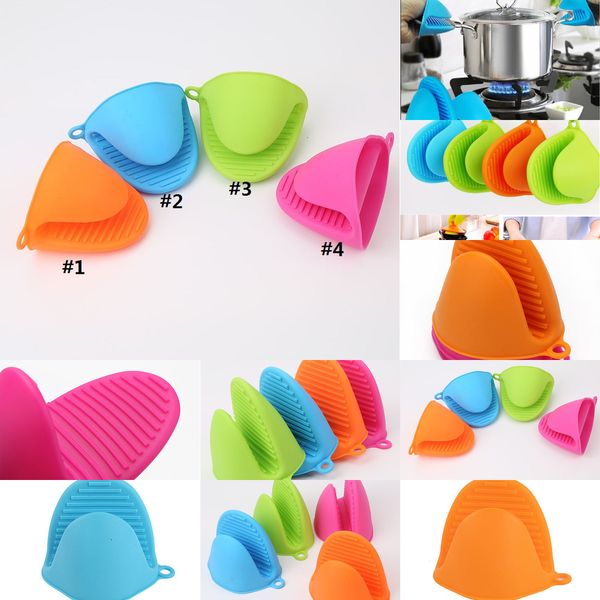 

heat candy resistant colors kitchen gloves silicone microwave mitt insulated non-slip glove cooking baking oven mitts 5 n3qsk