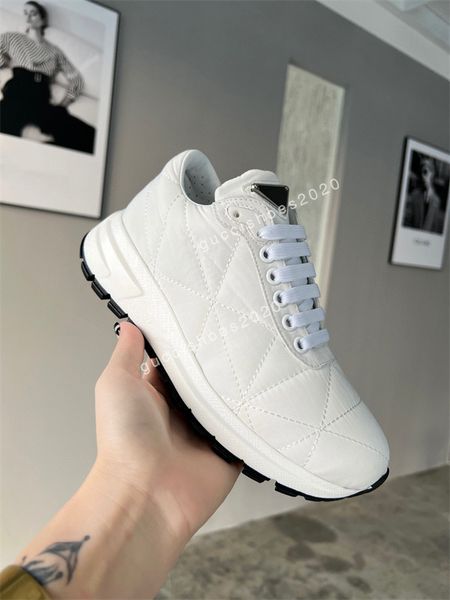 

2022 men sneakers shoes technical fabric re-nylon breathable chunky rubber lug sole casual walking party wedding footwear size35-41, Black;red