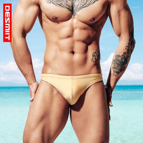 

desmiit cross-border new cool t shaped swimming trunks european and american fashion men's low waist swimming trunks1