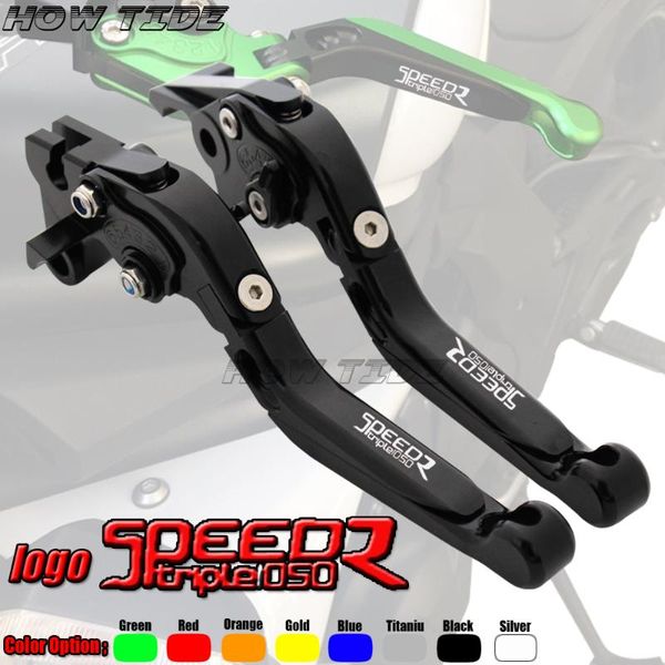 

20 colors cnc adjustable folding extendable motorcycle brake clutch levers for speed triple 1050 s 2020 2020