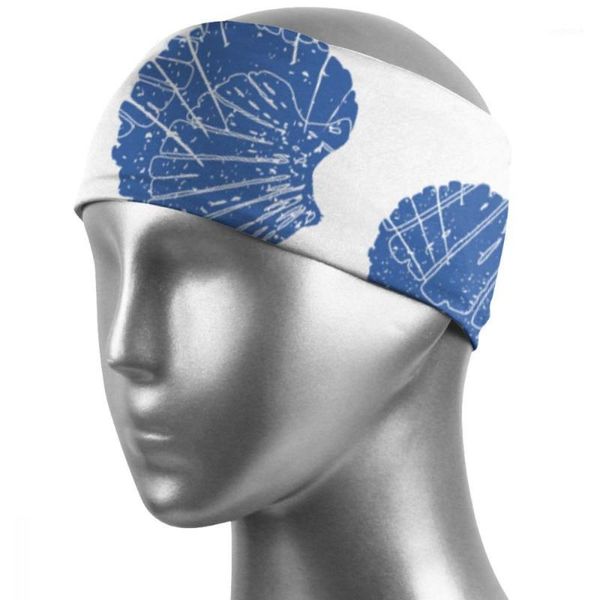 

cycling caps & masks girls men fashion sports sweatband breathable absorbent headband sweat hair head band super elastic soft smooth shell q, Black