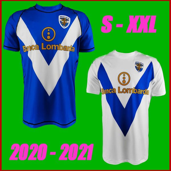 

thailand 20 21 brescia calcio soccer jerseys home blue 2022 zmrhal cistana donnarumma torregrossa bisoli football shirts, Black;yellow