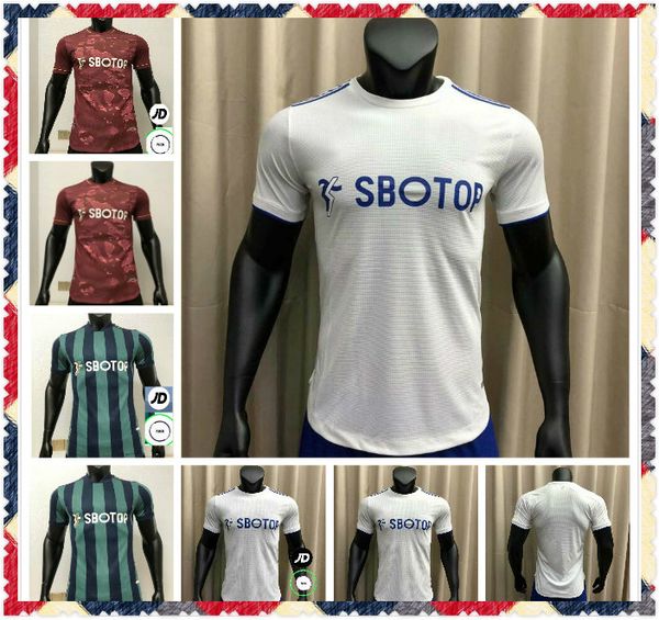 

player version 20 21 costa alioski bamford soccer jersey 2020 2021 klich hernandez rodrigo phillips harrison t roberts football shirt, Black;yellow