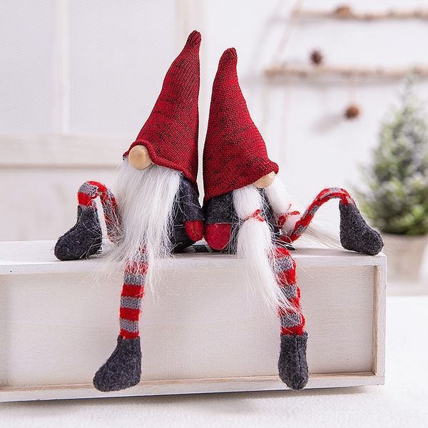 

mysv6 новый горячий продавать рождественские украшения аксессуар клаус санта безликие куклы куклы нордик лес украшения человек окна ej7kn