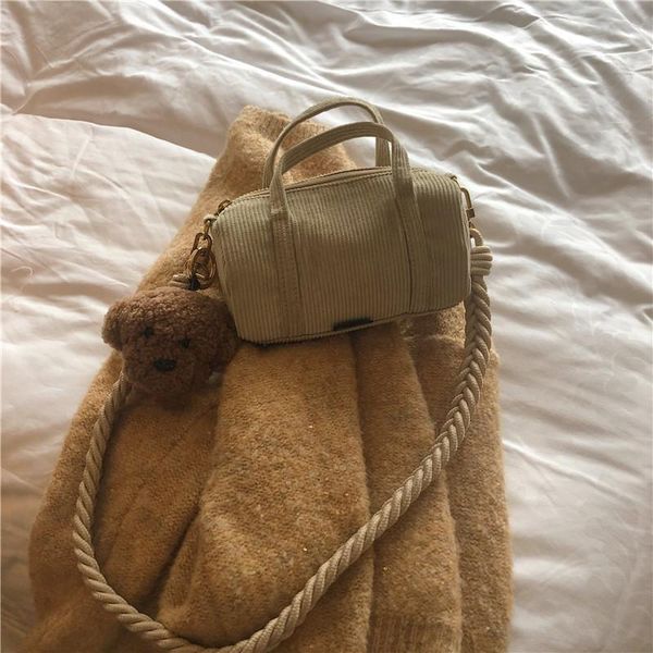 

shoulder bags fashion tide 2021 autumn/winter wick velvet hand-carrying small bag hundred one-shoulder tilt across the mini