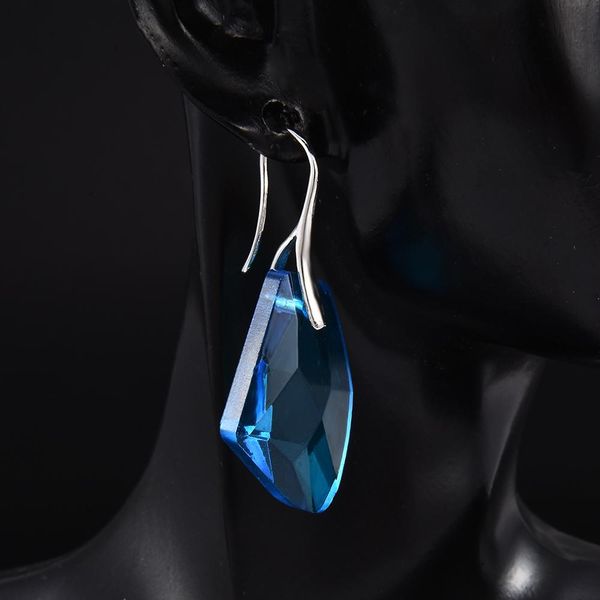 

new blue crystal water drop серьги luxury темперамент warrings для ювелирных изделий способа женщин accessori brinco sqcbpl dh_seller2010, Golden