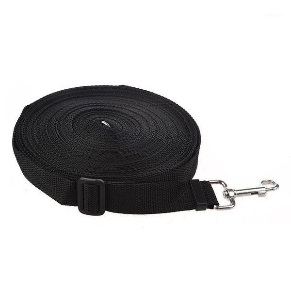 

dog collars & leashes black 20m long puppy pet training obedience lead leash1