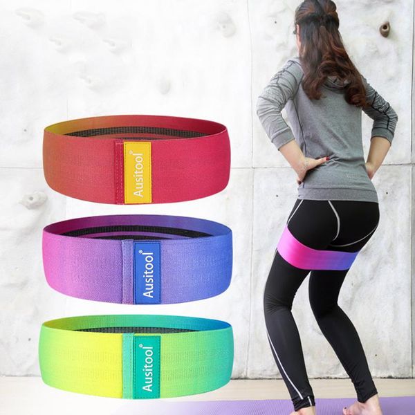 

resistance bands booty legs exercise loop expander stretching fitness elastic knit band training