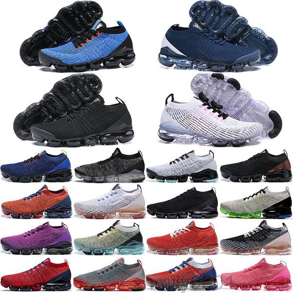 

knit 1.0 2.0 3.0 mens casual shoes triple white black heritage cushion trainer men women outdoor sports sneakers 36-45 3-yq