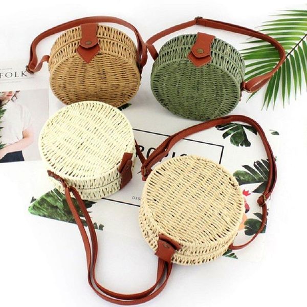 

fashion vintage handmade woven beach circle bohemia handbag women shoulder bag feature: 100% brand new and desc