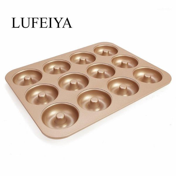 

donut pans 12-cup nonstick carbon steel cupcake pan muffin pan1