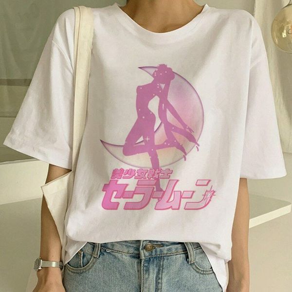 

sailor moon kawaii aesthetic t shirt men women harajuku new short sleeve 90s tee shirt funny design sport hooded sweatshirt hoodie