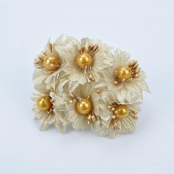 

6 шт. золотые фальшивые рождественские помпоны diy подарки рождественский венок новый год украшения главная свадьба скрапбукинг дешевые иску