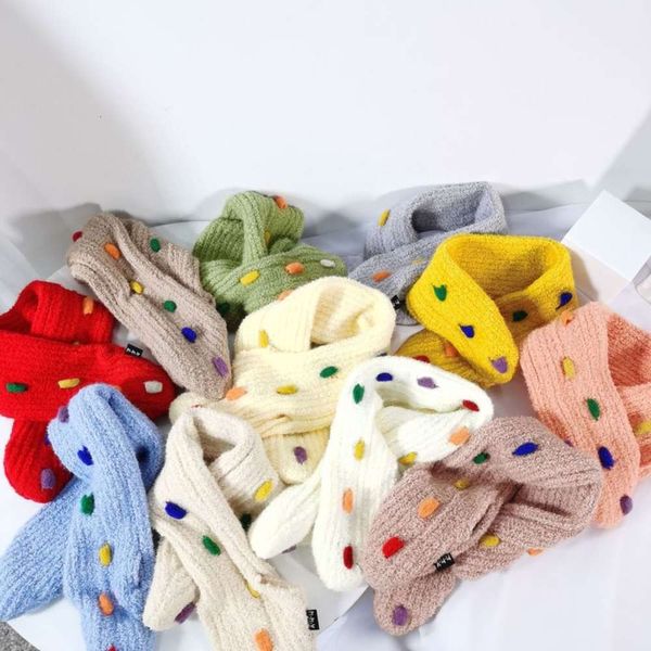 

pure ns same mo bath ball children's scarf for boys and girls, Red;brown