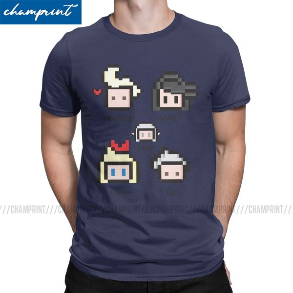

men bravely default pixels t shirts rpg game clothing leisure short sleeve crewneck tees new arrival t-shirts sport hooded sweatshirt hoodie