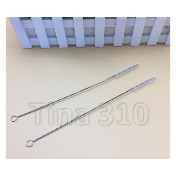 

new 17.5cm straws brush bottle cleaners stainless steel cleaning brush nylon brush drinking pipe cle jllavj fight2010