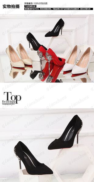 

the new summer 2021 versatile women's slip-toe stilettos, Black