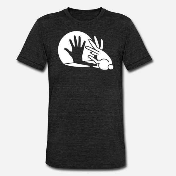 

кролик силуэт футболка фанки черный o-шея tracksuit фуфайки hoodie