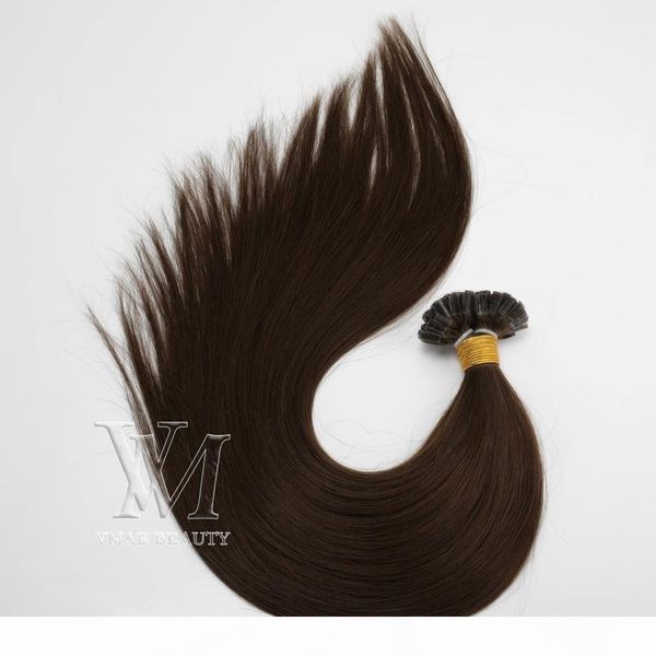 

vmae indian virgin hair 100g 18 inch colorful hair no tangle pre bonded u tip human hair extension, Black