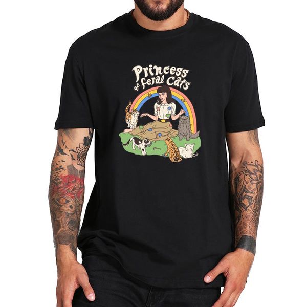 

спорт принцессы кошки shirt cute vintage pattern графический цифровой печати тройник 100% хлопок летние топы tshirt