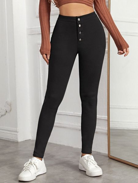 

high waist skinny jeans 29dj#, Blue