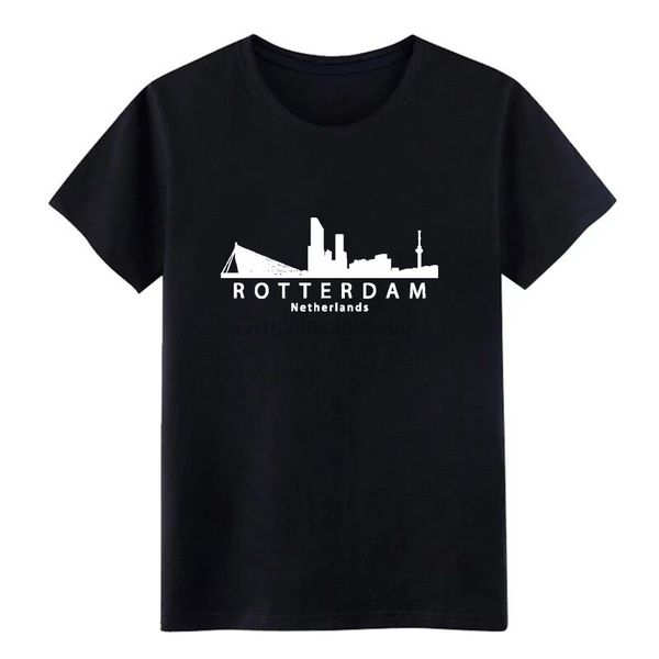 

rotterdam netherlands skyline t shirt men customized tee shirt natural cute authentic summer unique tshirt sport hooded sweatshirt hoodie