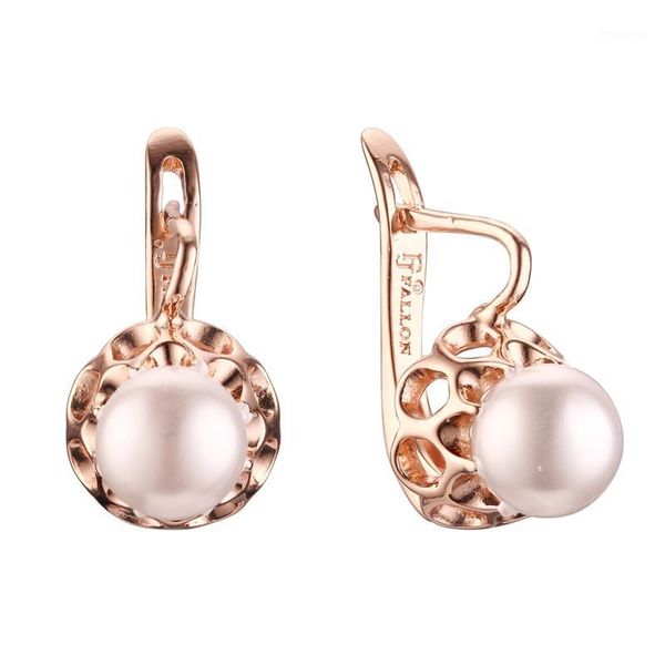 

pearl jewelry earrings fashion 585 gold color jewelry office style women drop earrings luxury1, Silver