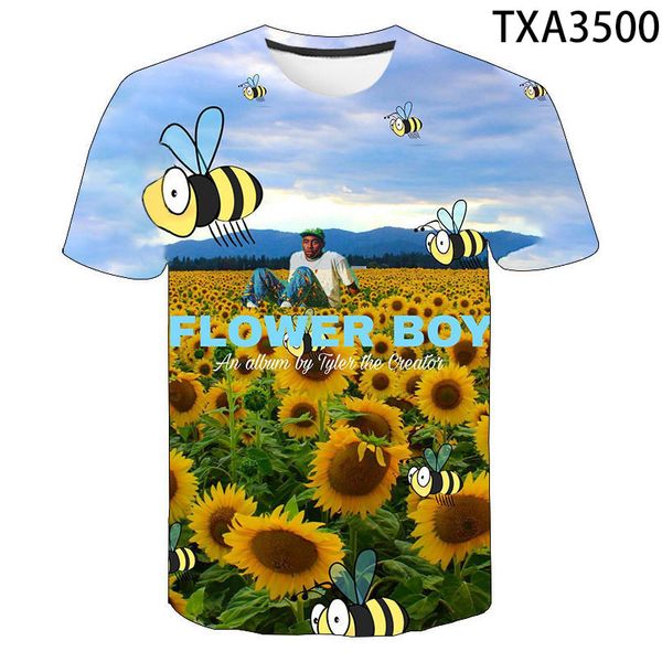 

new boy girl tyler the creator cool 3d print shirts kawaii anime oversized men clothing
