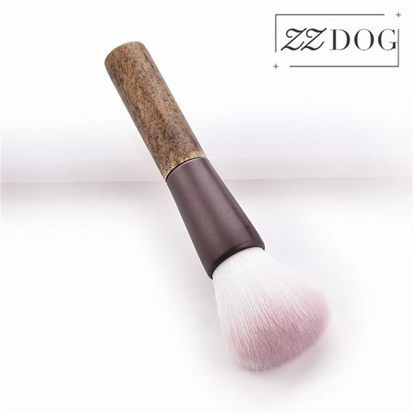 

zzdog 1pcs professional soft portable fluffy powder blush makeup brush wooden handle cosmetic brauty tools new
