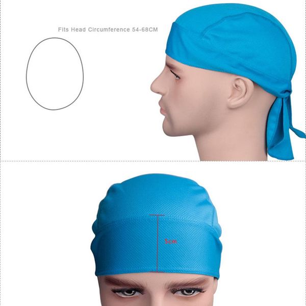 

женщины мужчины спорт cap quick dry дышащий спорт тюрбан открытый солнцезащитный сплошной цвет велоспорт pirate hat pure банданы headwear jl, Black