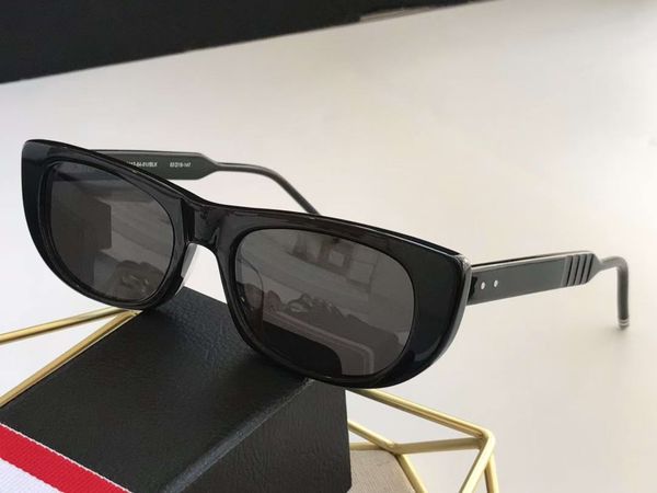 

417 black oval sunglasses grey lens 53mm sonnenbrille occhiali da sole men design sunglasses shades with box, White;black