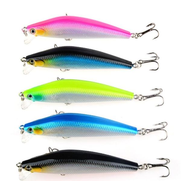 

1pcs 7.5cm 7g lifelike minnow fishing lure artificial hard plastic baits with treble hooks fishing tackle pesca sqcocz