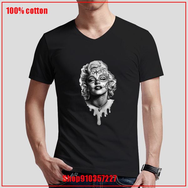 

сахар череп тенниска мэрилин монро против морщин pop homme v top tee мужчин одежда рукава реглан новой анимации спорт толстовка с капюшоном