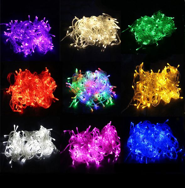 

100leds 10m led strings led christmas lights holiday decoration party wedding festival decoration strings muiti color for your choices