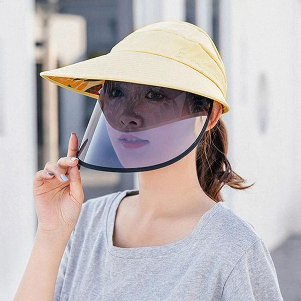 

women casual solid riding hat helmet isolation respirator anti spittle uv safety shield work sun hat for outdoor protection, Blue;gray