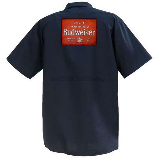 

budweiser iv - механика графическая работа рубашка с коротким рукавом спорта толстовка с капюшоном толстовка