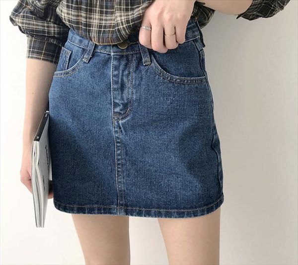 

2020 women denim mini skirt white black blue package hip jean skirt fashion high waist shorts skirt
