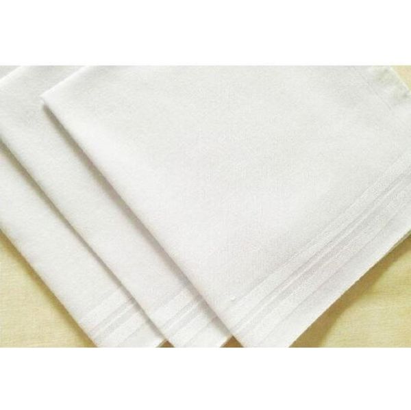 

party 34cm 100% cotton male table satin handkerchief towboats square handkerchief whitest 34cm jllqjt lajiaoyard, White