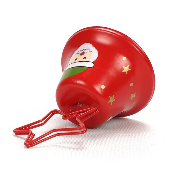 

рождественские украшения 1 шт. санта-клаус металлический маленький звонкий колокол для дома 10 см7,5 см uobycr рождественская елка украшения