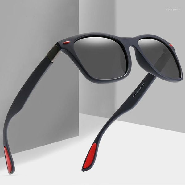 

sunglasses 2021 classic polarized men women driving square frame sun glasses eliminate harsh glare shades oculo uv4001, White;black