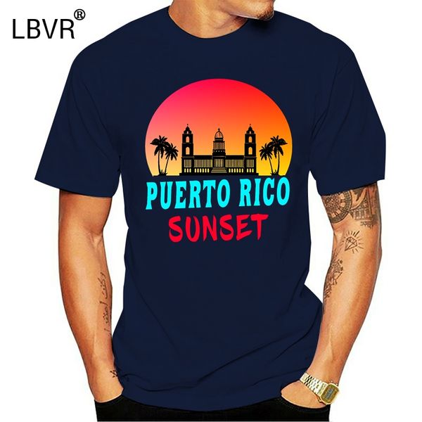 

puerto rico sunset palms gift caribbean knitted standard sunlight new fashion summer normal shirt hoodie designers t shirts sweatshirt