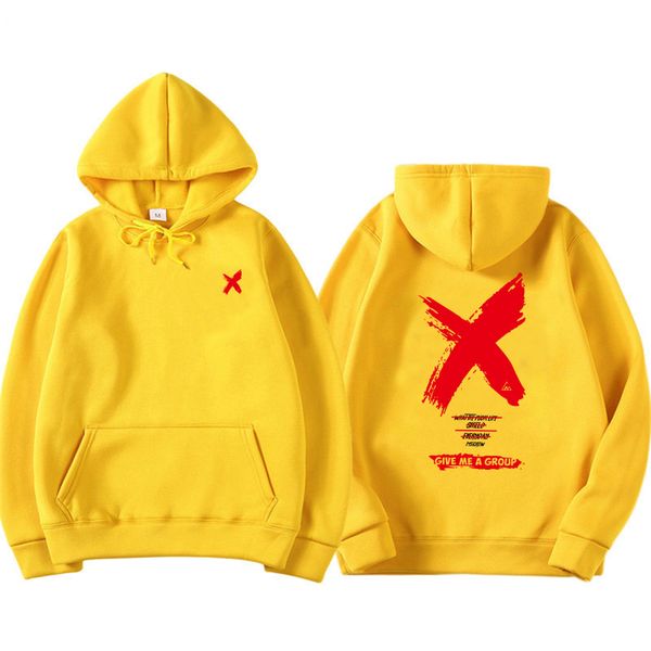 

hoodies streetwear red x cross hoodie sweatshirt men fashion autumn winter hip hop hoodie pullover hoody, Black