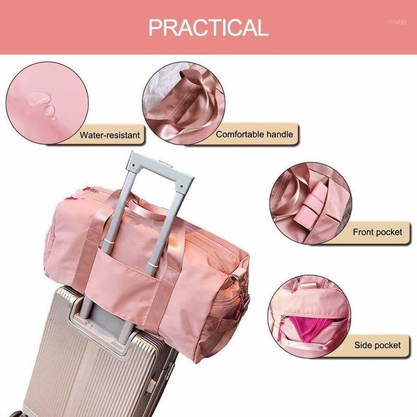 

outdoor bags gym bag sports tote travel workout swim yoga with dry wet pockets multifunctional edf881