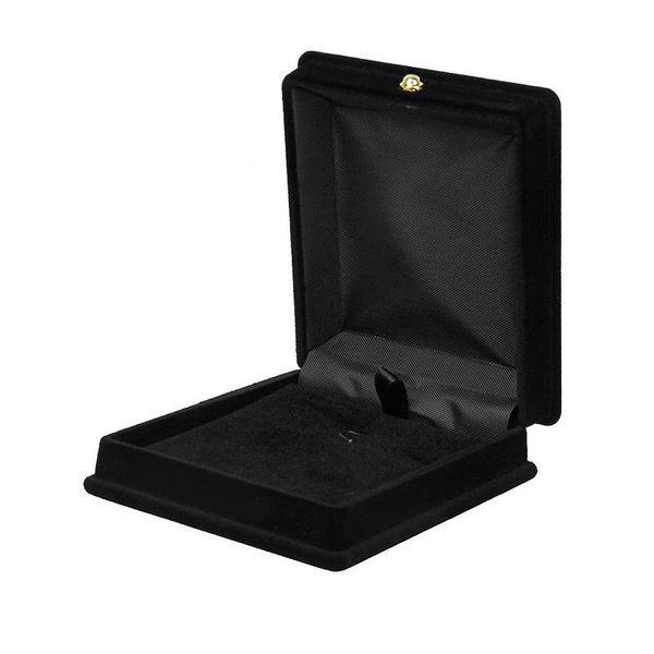 

1 x velvet necklace chain jewelry display storage box gift case holder organizer---black, Pink;blue
