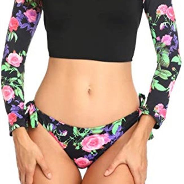 

bikini print shange swimsuit 2021, White;black