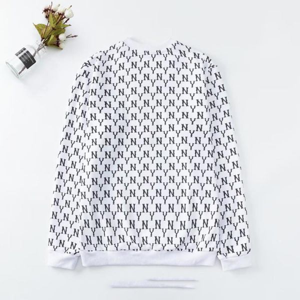 

men's printed sweater handsome must-have autumn must-have casual top, Black