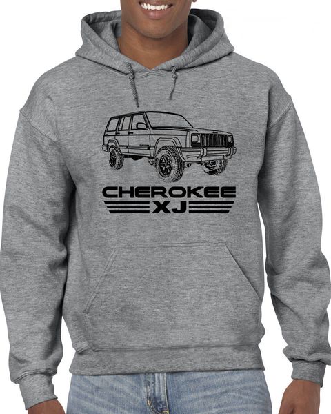 

2020 new summer men fashion cherokee xj mj off road 4x4 suv 4.0 4wd custom hoodies sweatshirt sport hooded sweatshirt hoodie